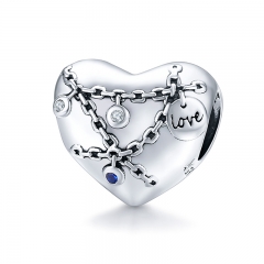 Encantos de plata de ley 925 para hacer joyas de pulsera  SCC1538