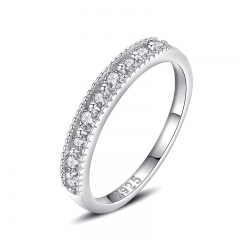 Anillos de diamantes de joyería de plata esterlina 925 para mujer  J1132
