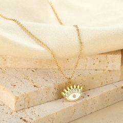 Joyas chapadas en oro Collar en Acero Quirúrgico NS-1376