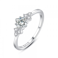Anillos de diamantes de joyería de plata esterlina 925 para mujer  J1138