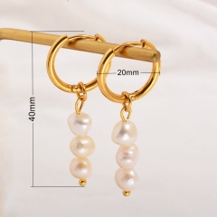 Pendientes barrocos de perlas de agua dulce ES-2170