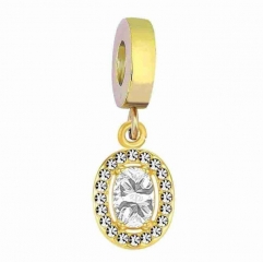 Stainless Steel 18K Gold plated pendant charm Jewelry Accessory  PD0905CG