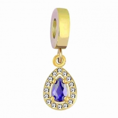 Stainless Steel 18K Gold plated pendant charm Jewelry Accessory  PD0907FG