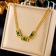 collar de mujer 18 chapado en oro collar joyería NS-1926