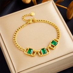 pulsera de acero inoxidable de oro joyería de mujer  BS-2599B